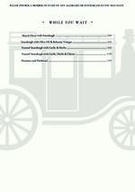Autumn/Winter Menu